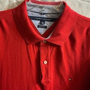 Tommy Hilfiger Classic Red Polo Shirt